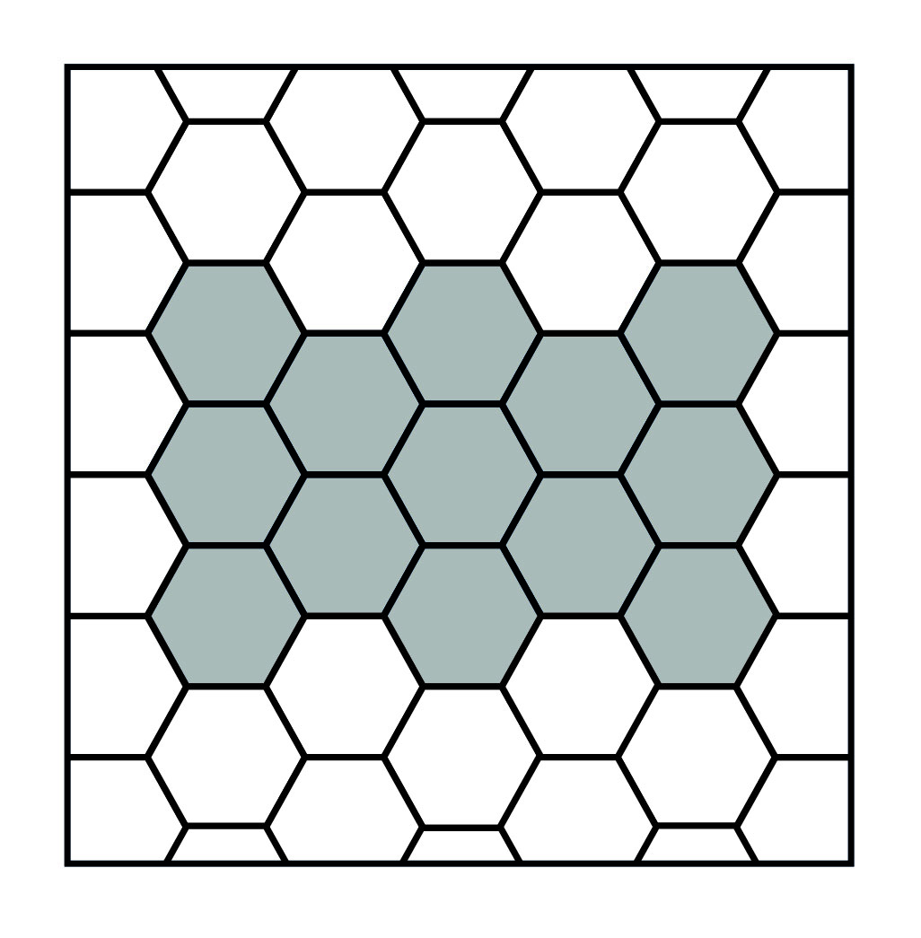 Legpatroon tegel Hexagonaal patroon